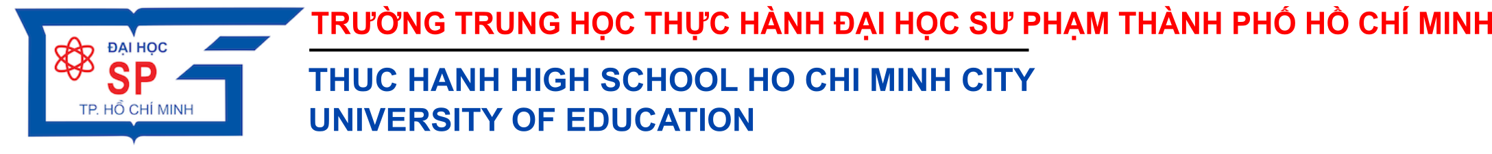 TRƯỜNG TRUNG HỌC THỰC HÀNH