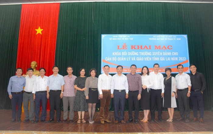 Trường Đại học Sư phạm TP.HCM bồi dưỡng chuyên đề cho giáo viên Gia Lai